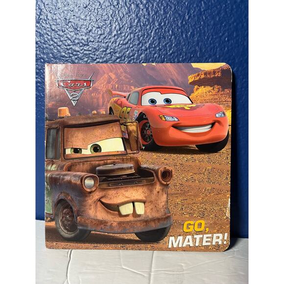Disney Pixar Cars Go, Mater!  Children's Book - Picture 1 of 7